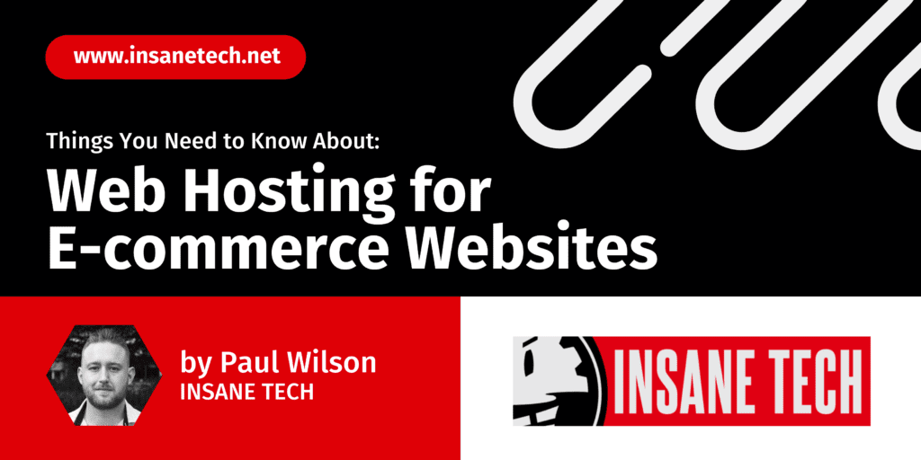 Web Hosting for E-commerce Websites